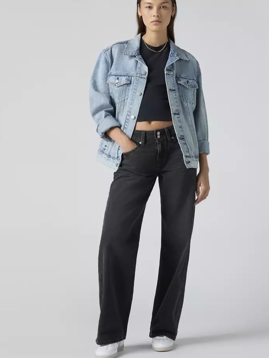 Levi's Denim - Levi’s Superlow Woman’s Loose Jeans - Black Size 24